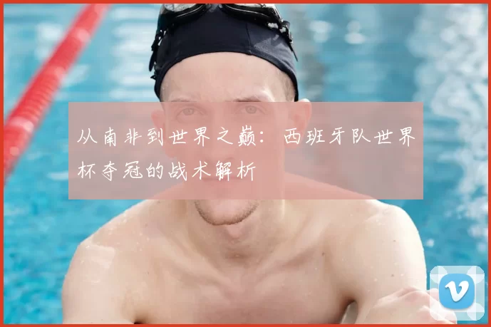 从南非到世界之巅：西班牙队世界杯夺冠的战术解析