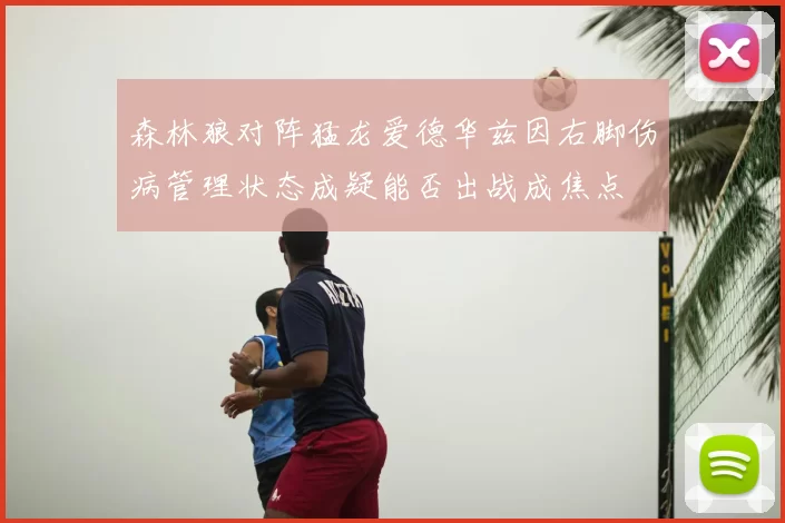 森林狼对阵猛龙爱德华兹因右脚伤病管理状态成疑能否出战成焦点