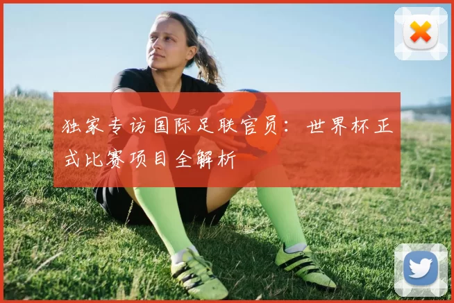 独家专访国际足联官员:世界杯正式比赛项目全解析